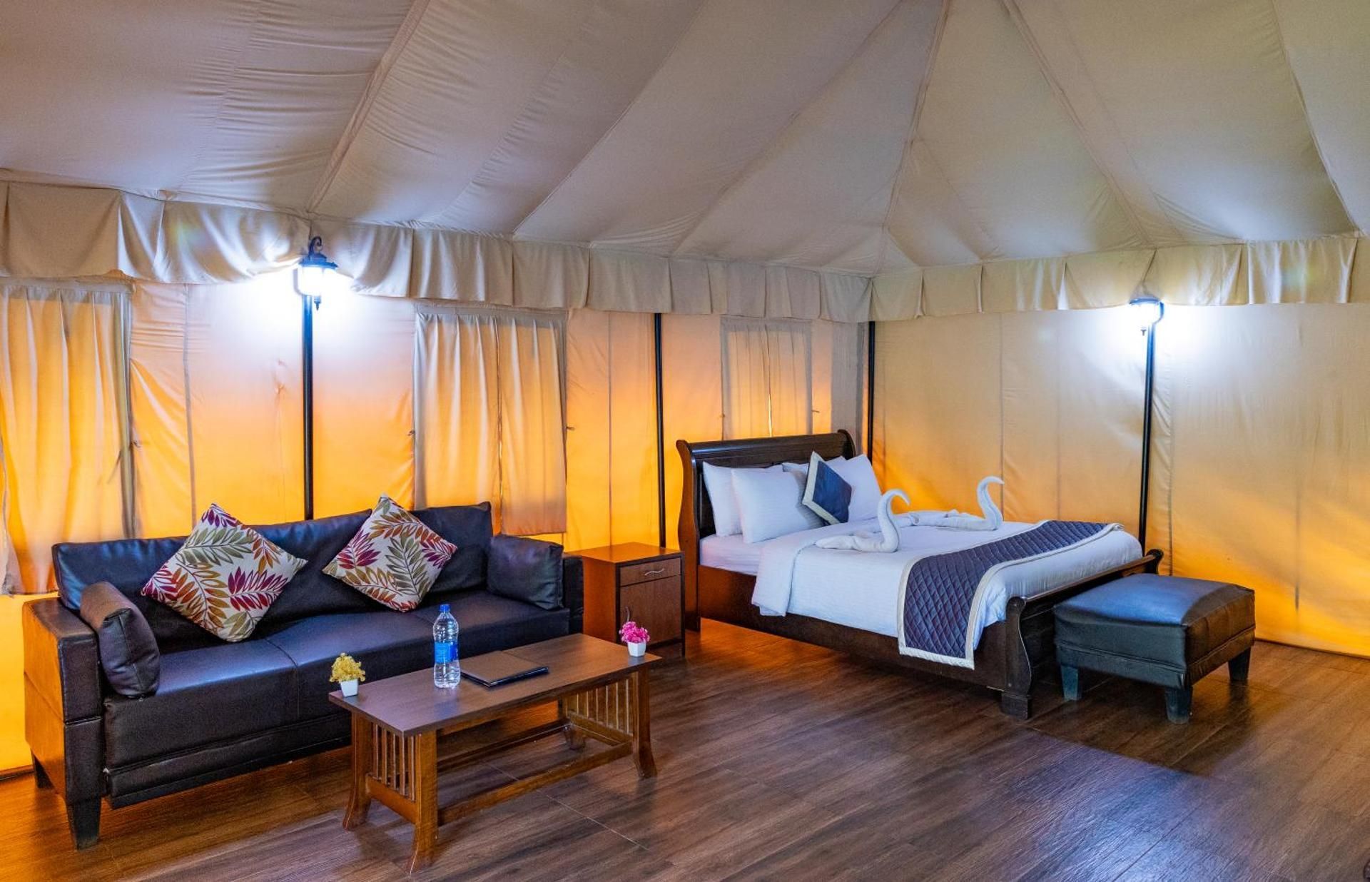 Three Hills Fully Furnished Luxury Tent Room 2