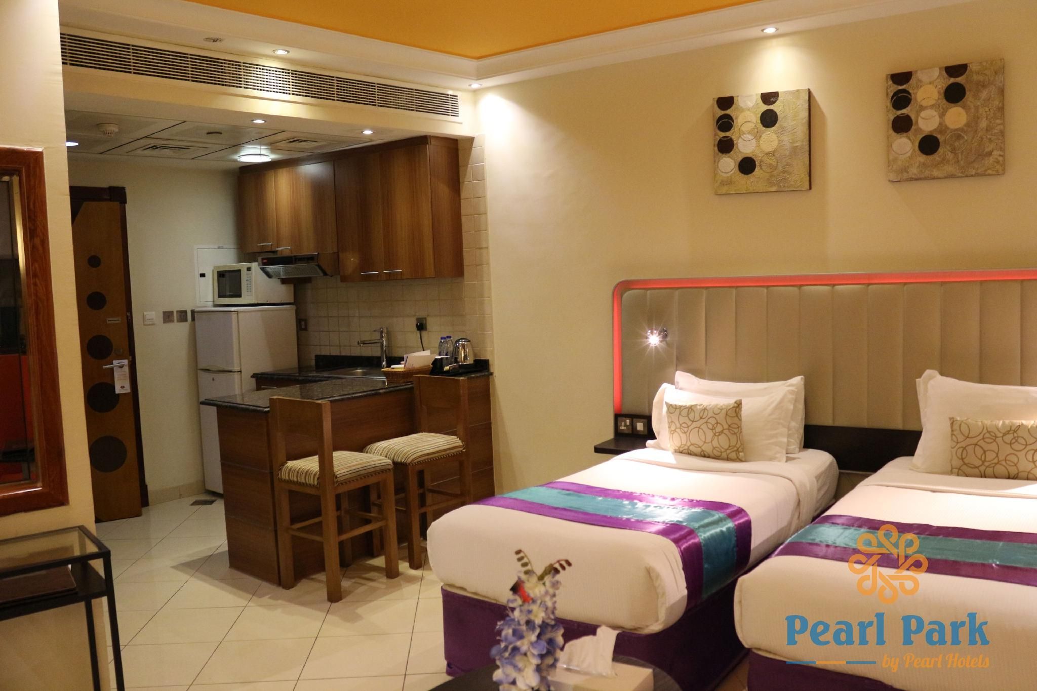Pearl Executive Hotel Apartments Deluxe Twin Studio 5