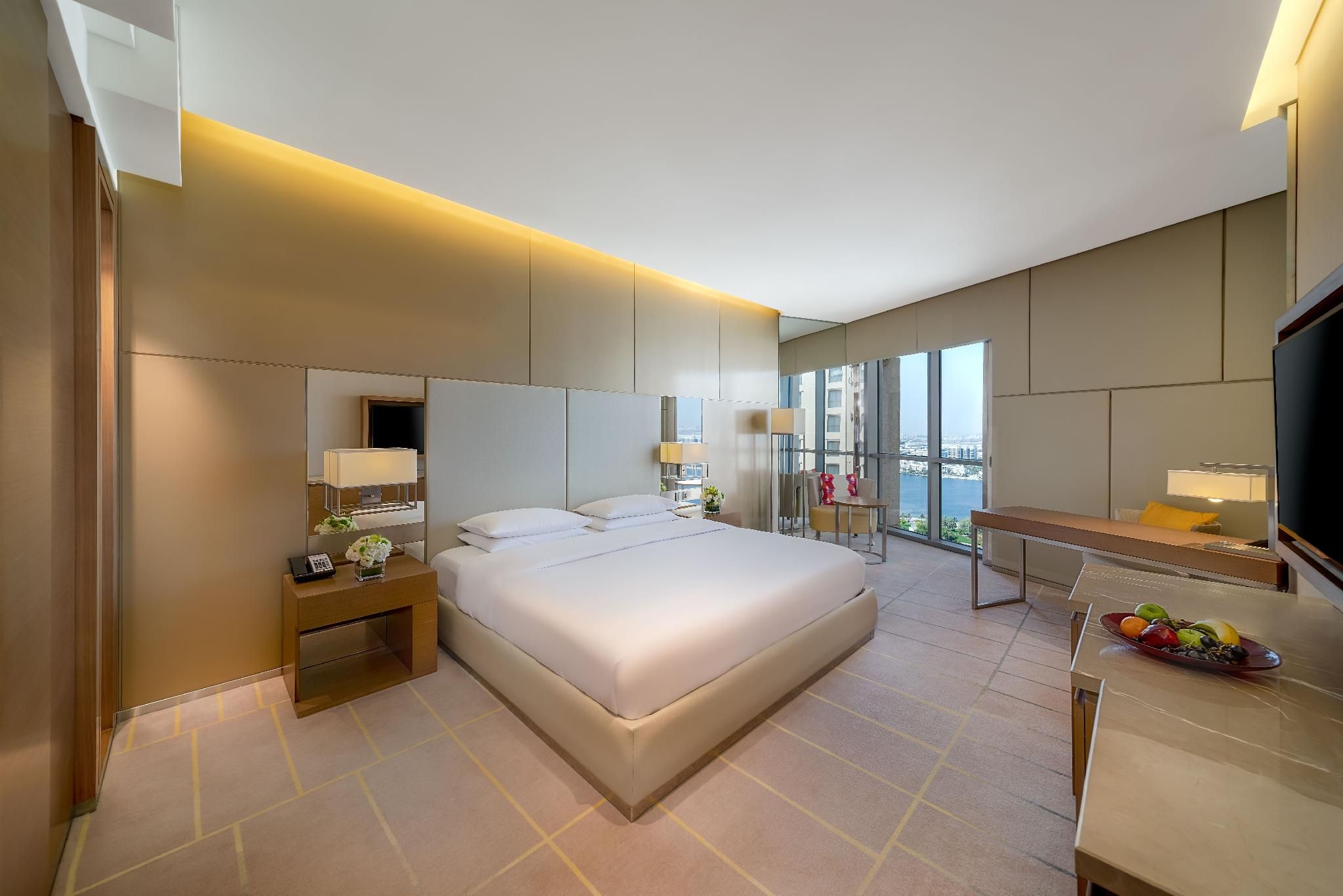 King Bed With Creek View