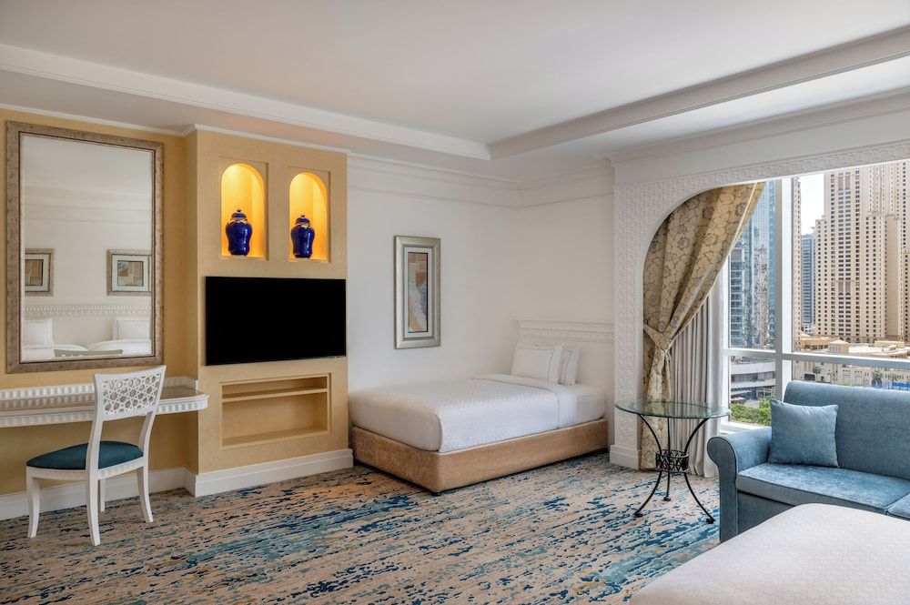 Tower Family Suite - Spacious 1-Bedroom with Partial Sea View and Private Beach Access
