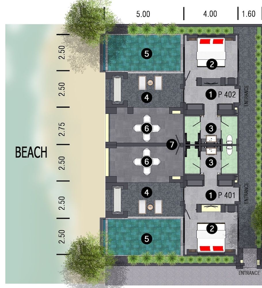 Room layout blue print