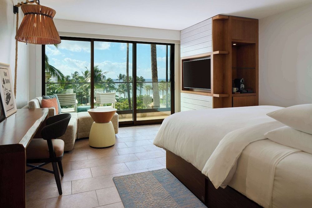 1 King Bed Partial Ocean View