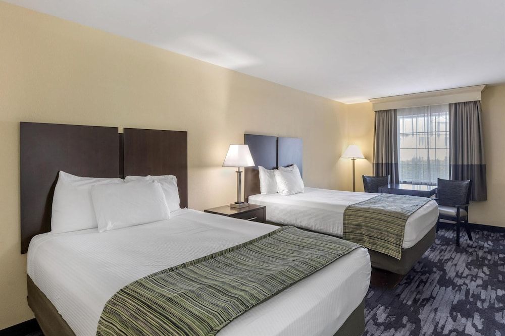 Standard Room, 2 Double Beds, Non Smoking, Refrigerator & Microwave