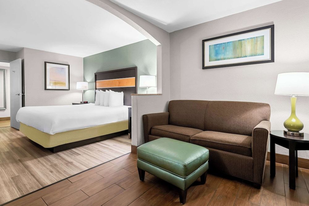 Standard Room, 1 King Bed, Smoking, Refrigerator & Microwave