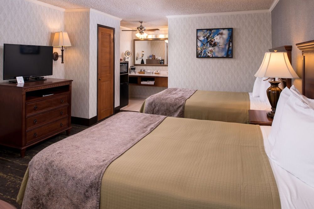 Standard Room, 2 Double Beds, Non Smoking, Refrigerator & Microwave