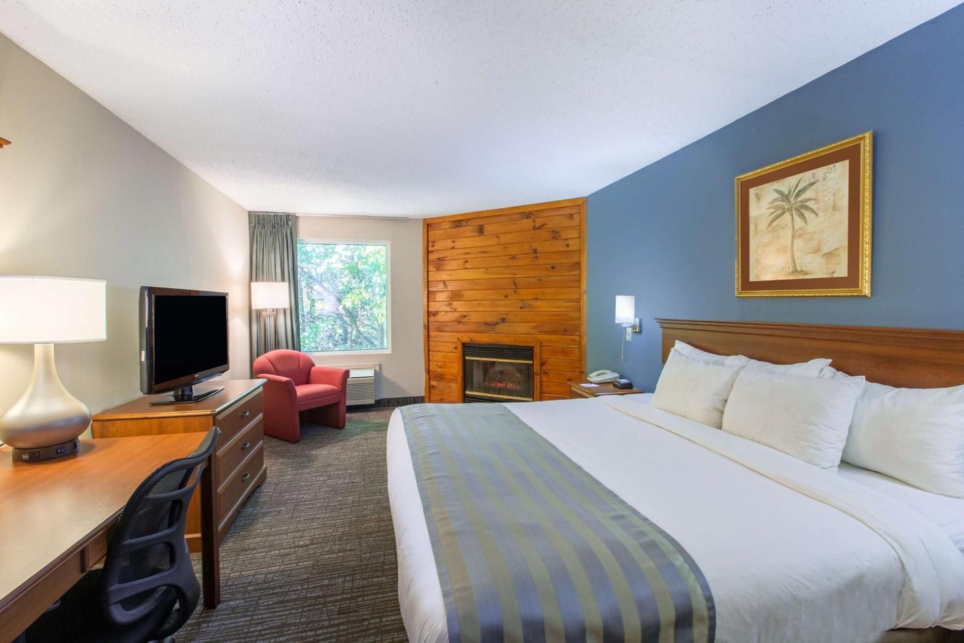 1 King Bed, Fireplace, Suite, Non-Smoking