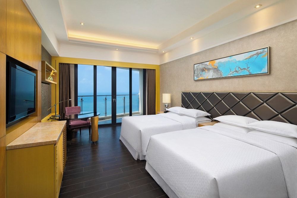 Superior city view room, Guest room, 2 Doubles, City view, High floor