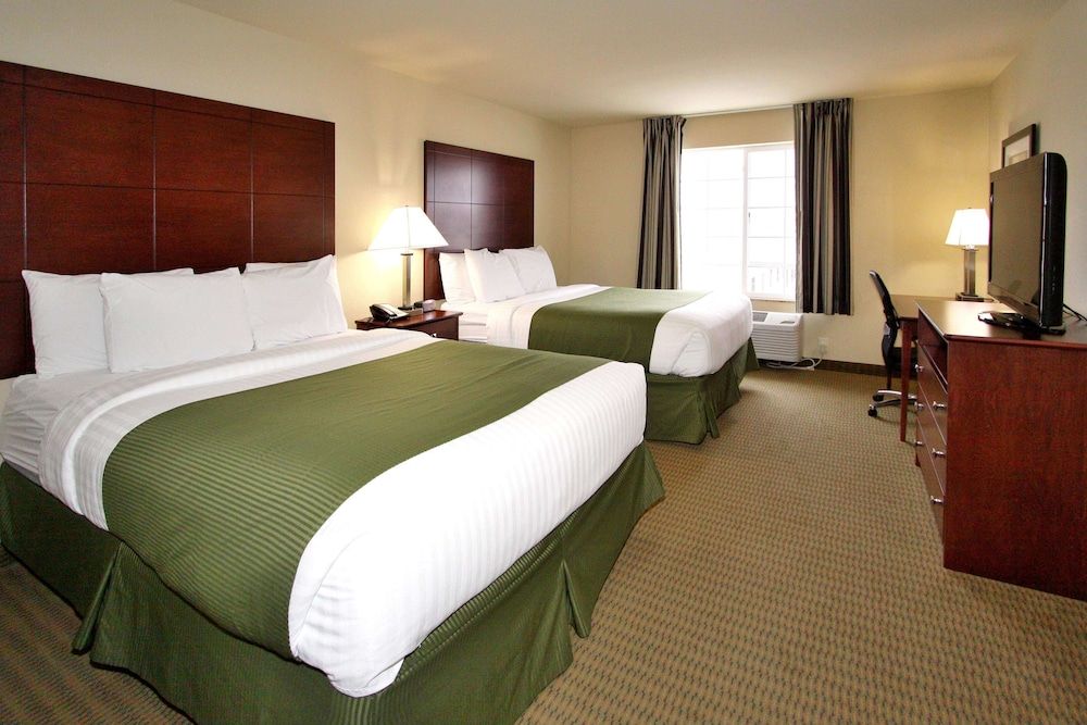 Room, Two Queen Beds, Accessible Roll in Shower, Non Smoking