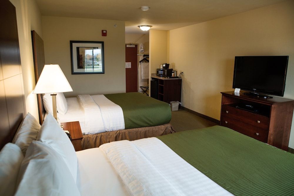 Room, Two Queen Beds, Accessible Roll in Shower, Non Smoking