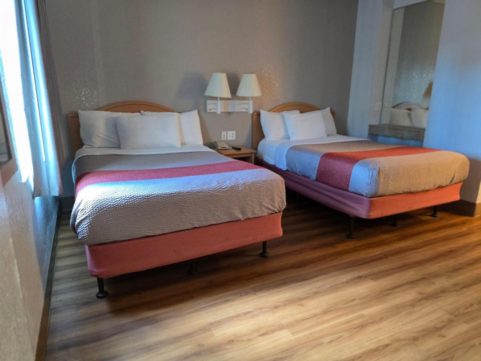 Motel 6 Biloxi, MS - Beach Quadruple Room - Disability Access - Roll in Shower 2