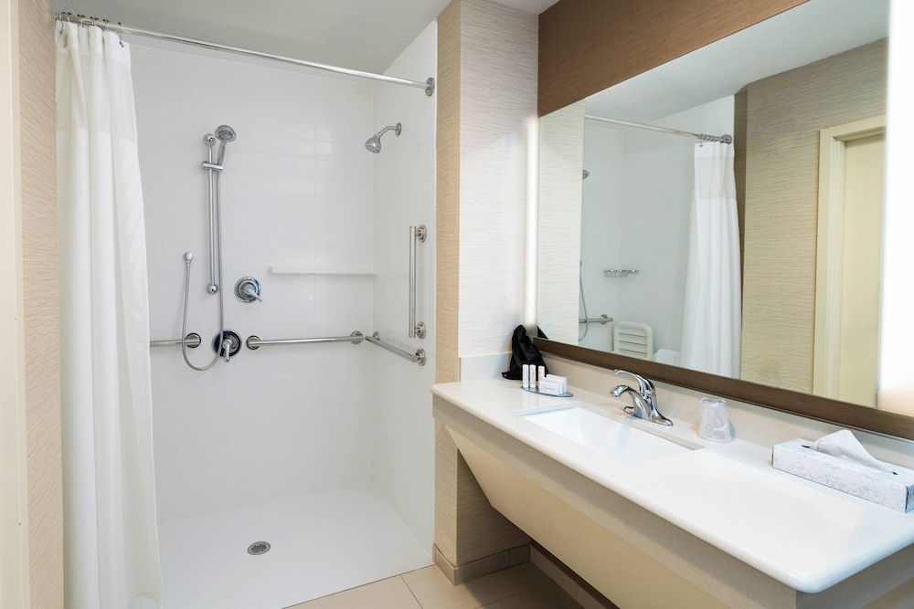 Suite, 1 King Bed with Sofa bed (Mobility Accessible, Roll-In Shower)