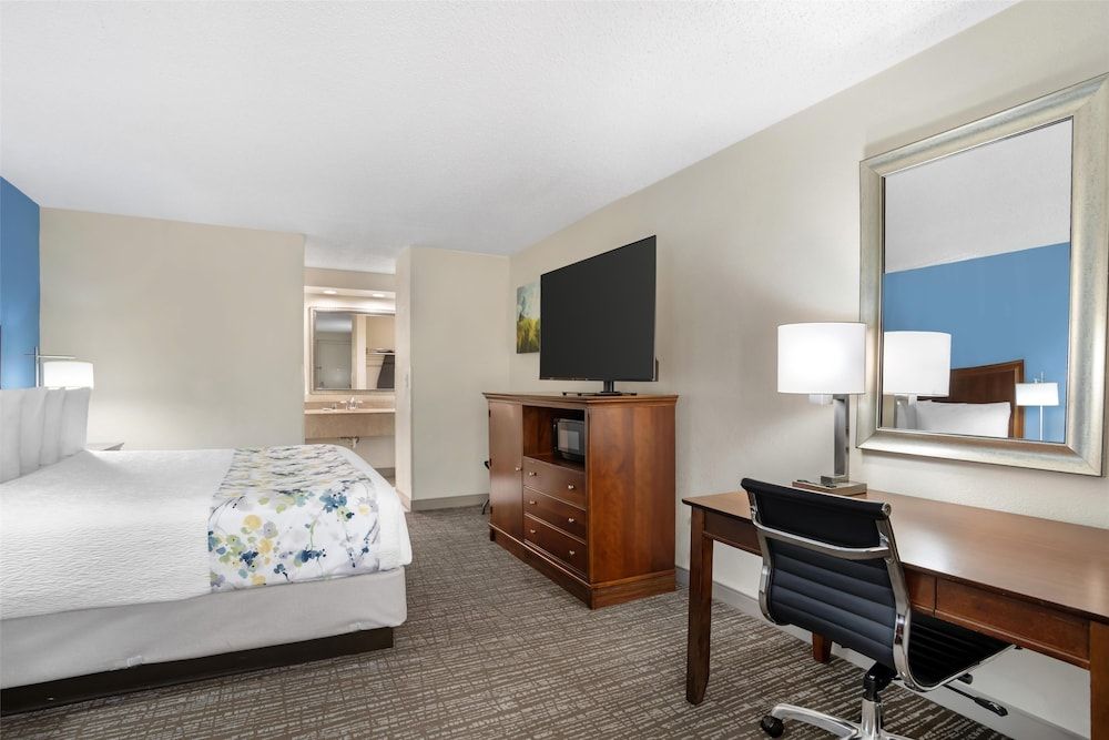 Standard Room, 1 King Bed, Smoking, Refrigerator & Microwave
