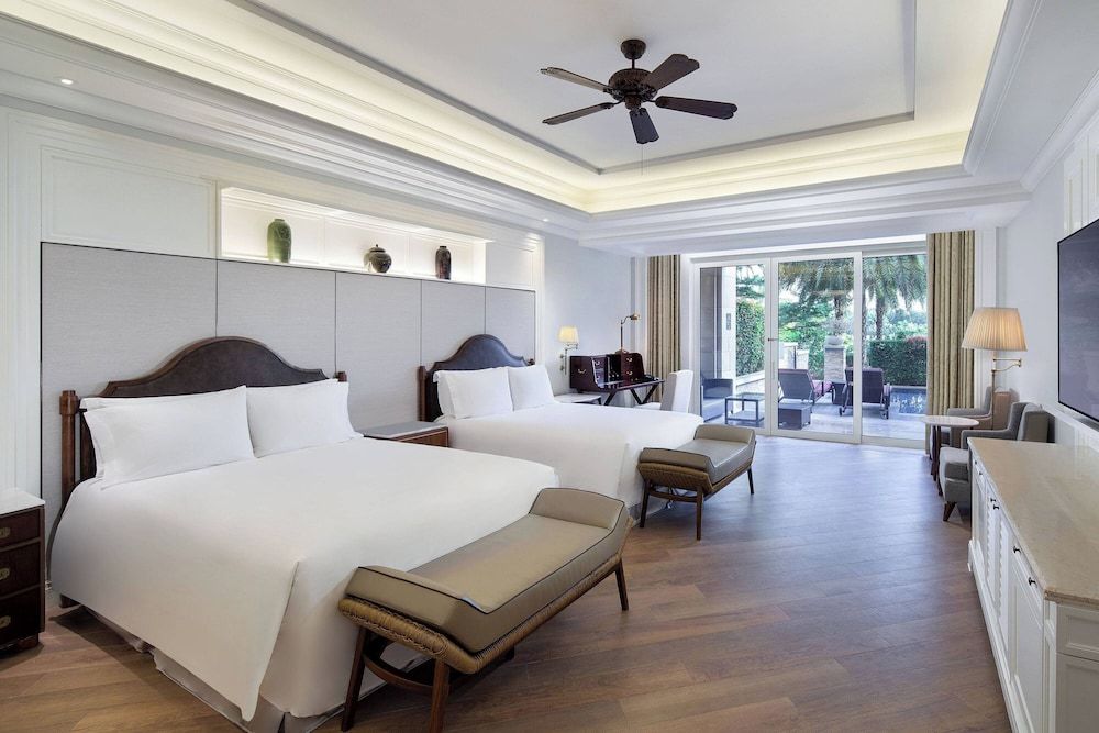 Room, 2 Double Beds, Balcony