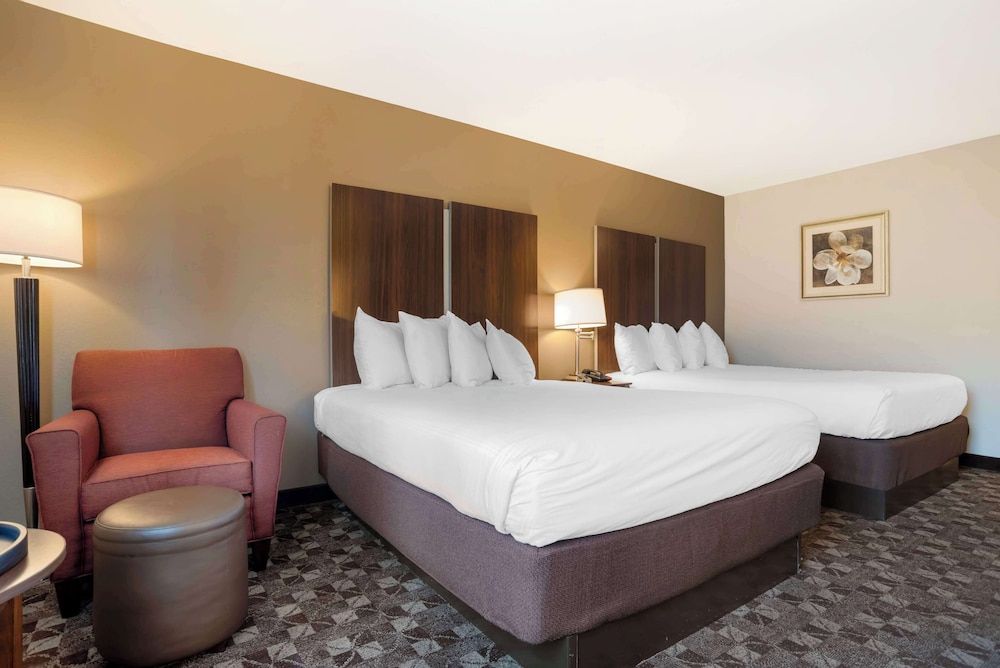 Standard Room, 2 Double Beds, Non Smoking, Refrigerator & Microwave (Pet Friendly)