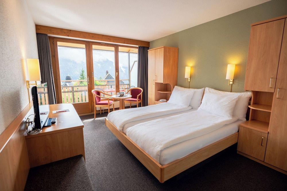 Double Room with Jungfrau View and Balcony