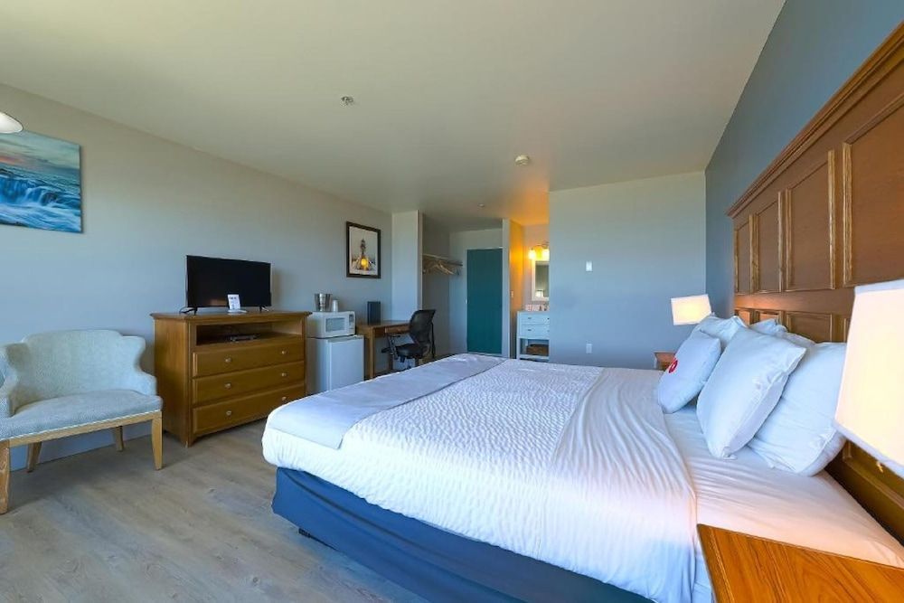 Room, 1 King Bed, Partial Ocean View