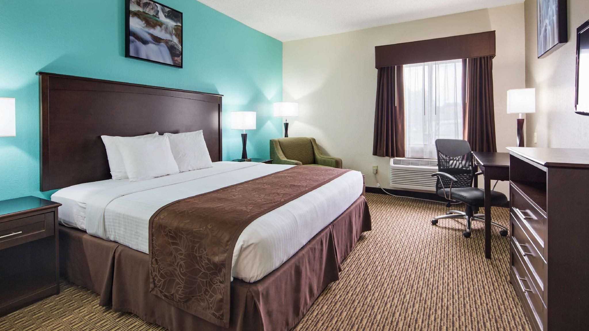 1 King Bed, Nonsmoking, Sofabed, Pet Friendly Room