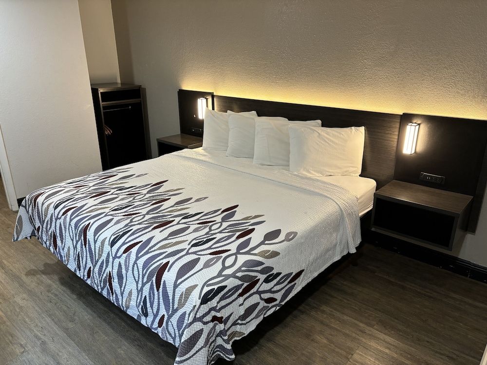 Red Roof Inn Wildwood, FL - The Villages Superior Room, 1 King Bed, Accessible, Non Smoking (Roll-in Shower)