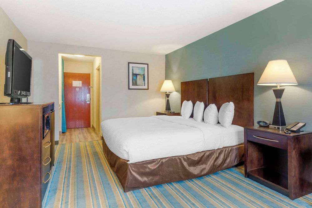 Standard Room, 1 King Bed, Non Smoking, Refrigerator & Microwave