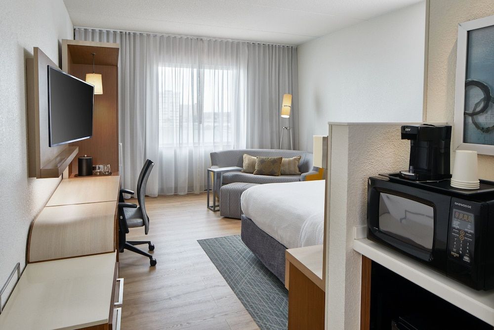 Room, 1 King Bed with Sofa bed (Mobility/Hearing Access, Roll-in Shwr)