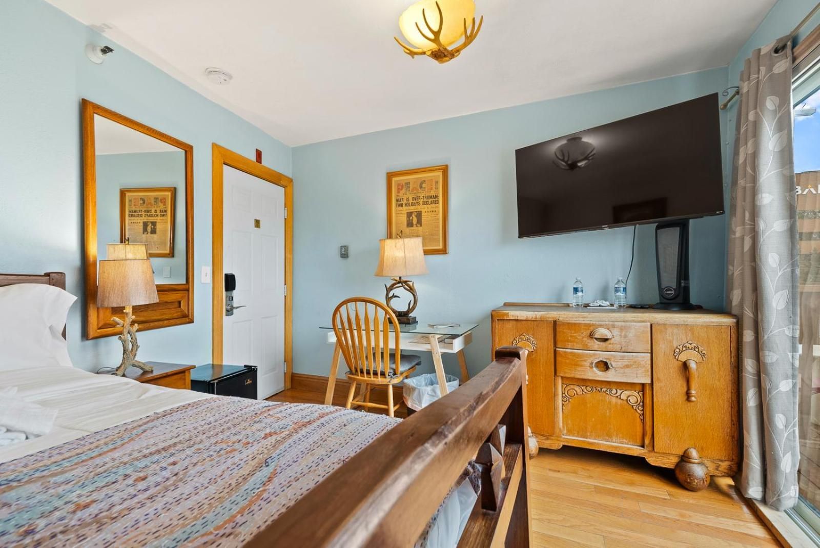 One Double Bed with Shared Bathroom