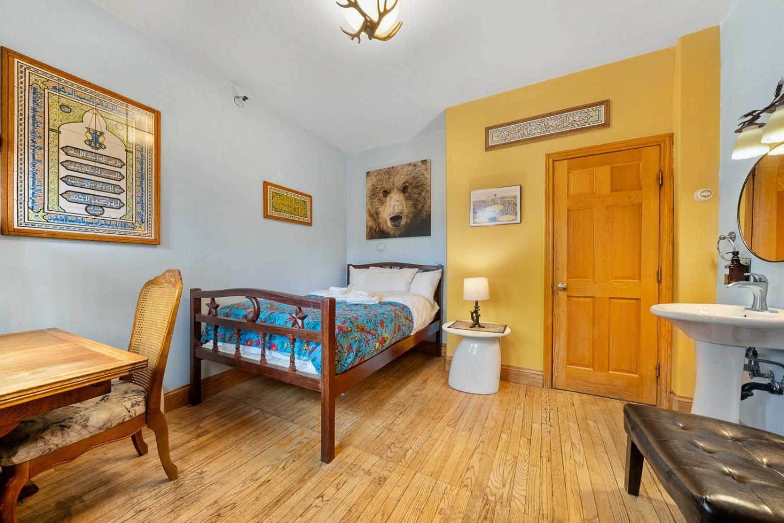 One Double Bed with Private Bathroom