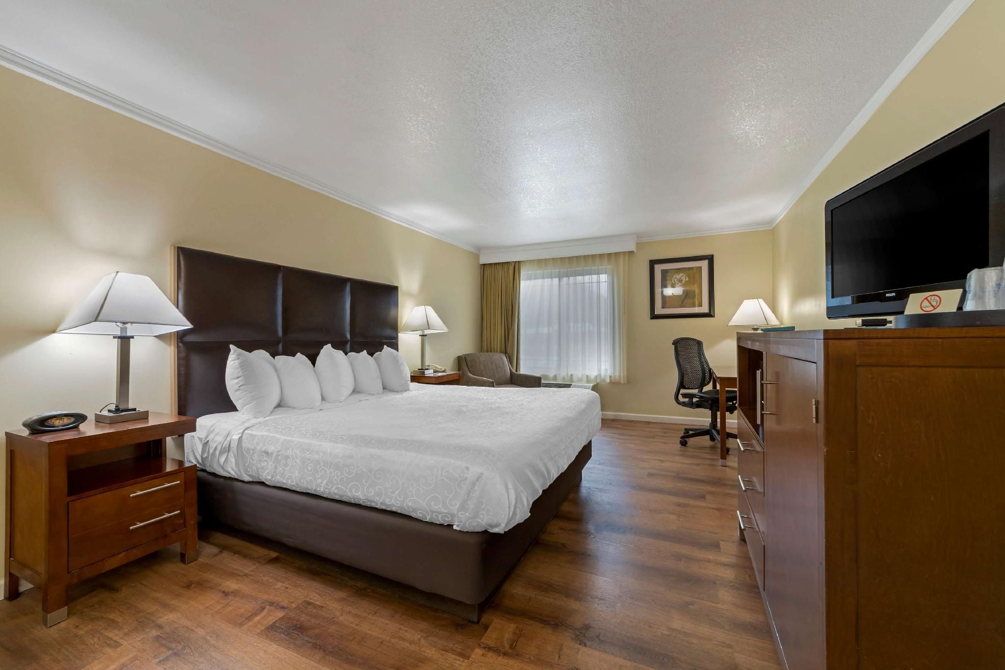 1 King Bed, Nonsmoking, One Person Jetted Tub, Wireless