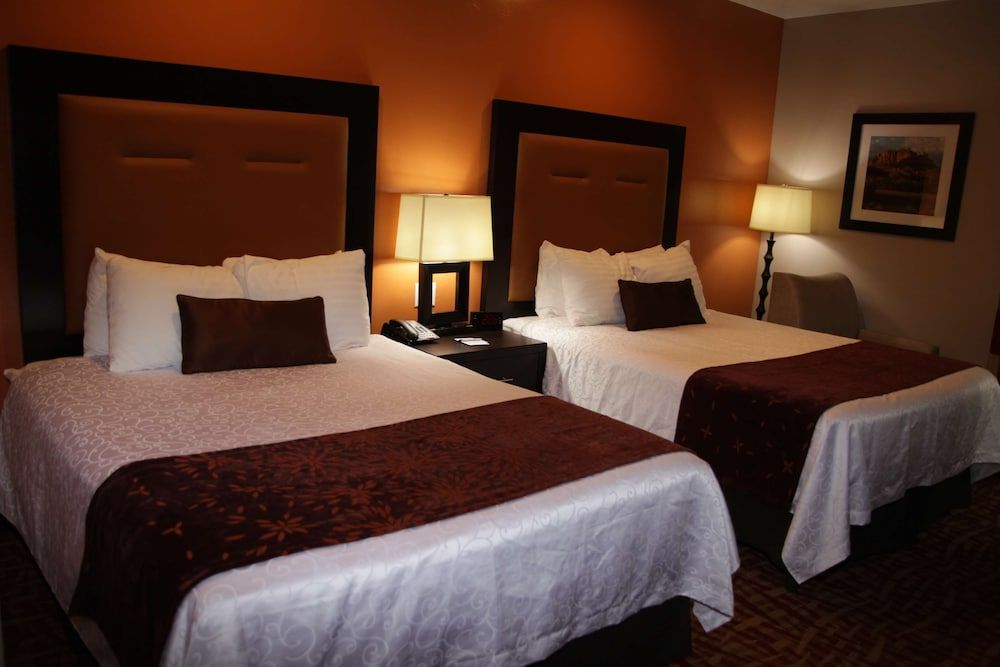 Standard Room, 2 Queen Beds, Non Smoking, Refrigerator & Microwave