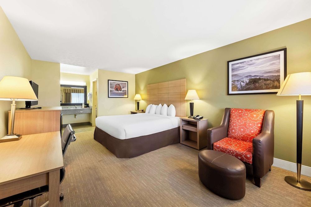 Standard Room, 1 King Bed, Smoking, Refrigerator & Microwave