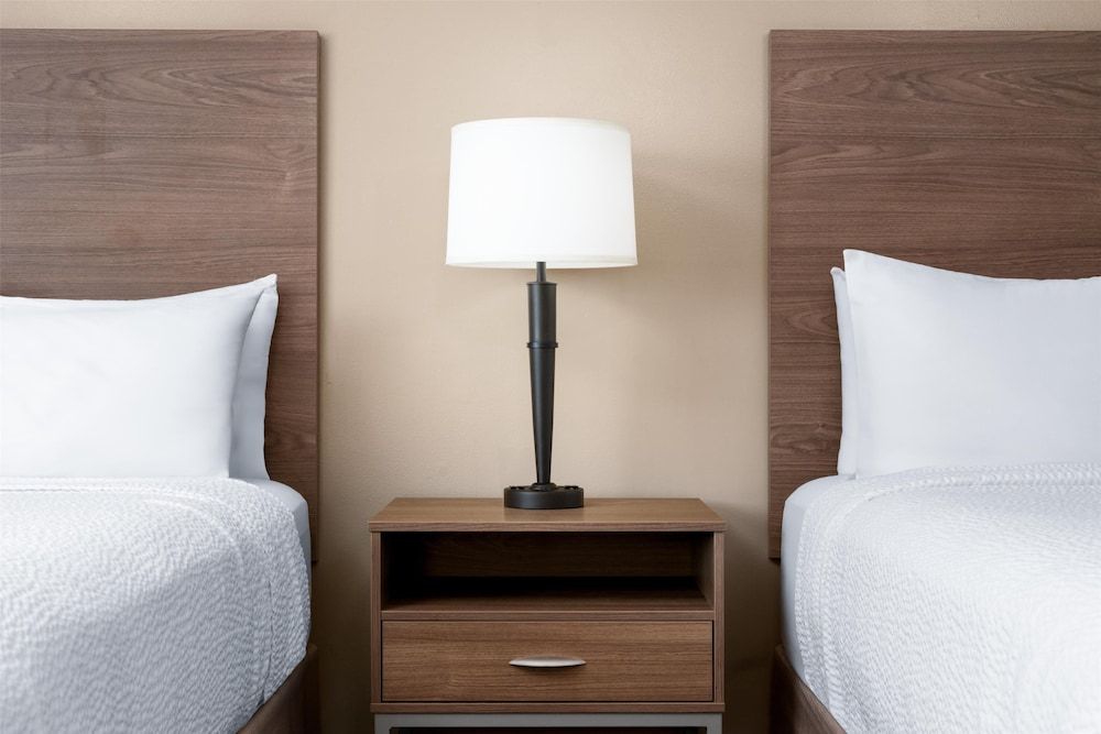 Standard Room, 2 Double Beds, Refrigerator & Microwave