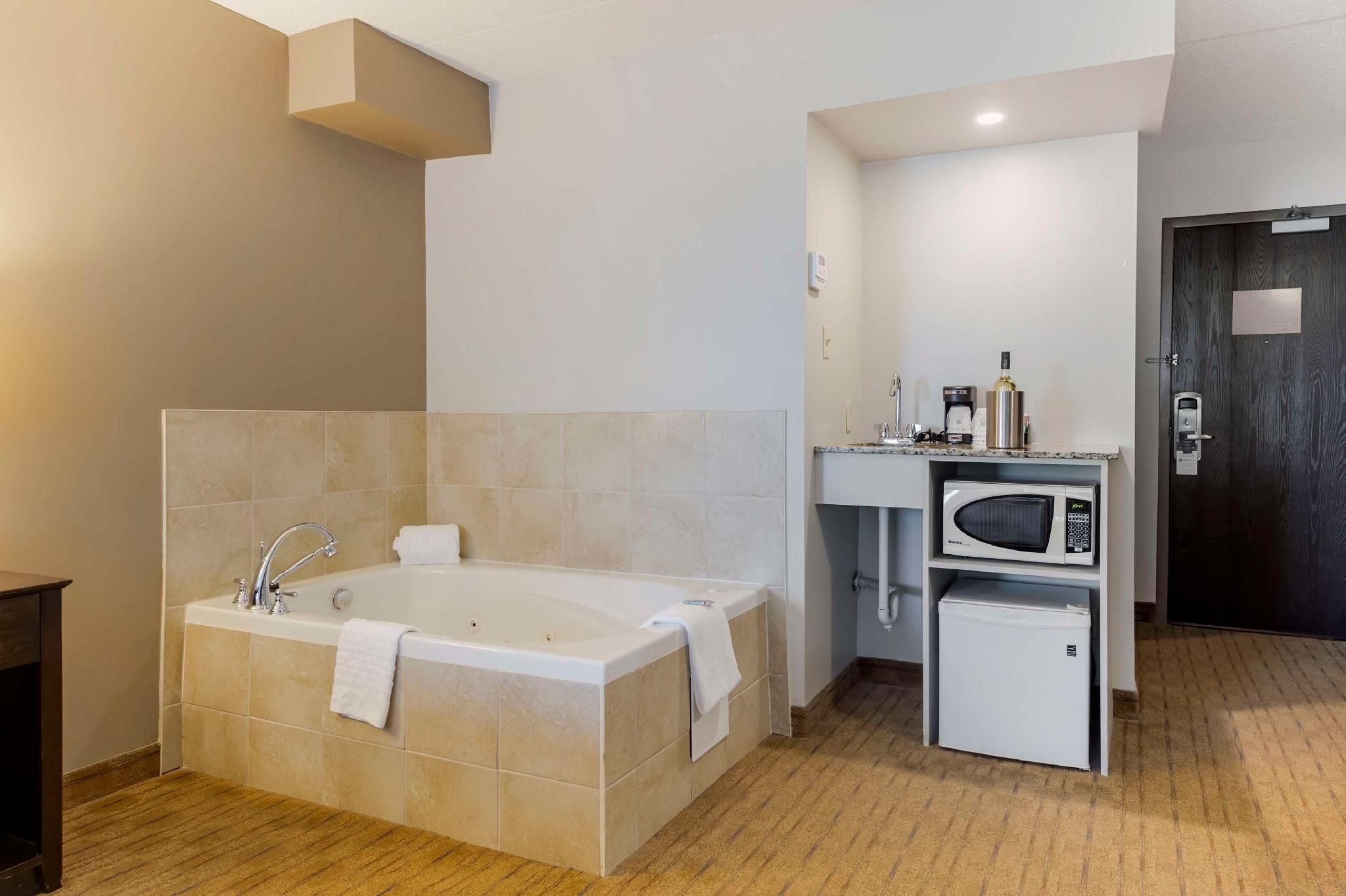 1 King Bed, Nonsmoking, Sofabed, Pool View, Jetted Tub