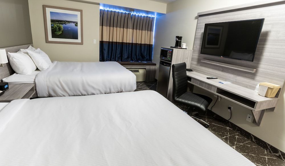 Standard Room, 2 Queen Beds, Fridge, Microwave, Non smoking