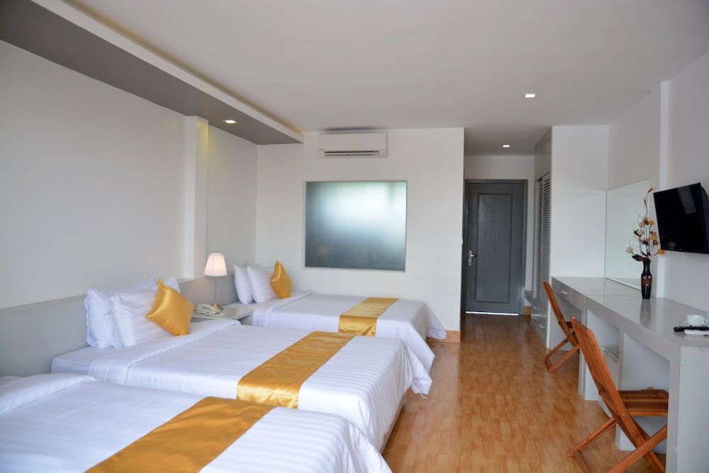 Deluxe Triple Private Balcony with Pool View (Free Airport Pick up)