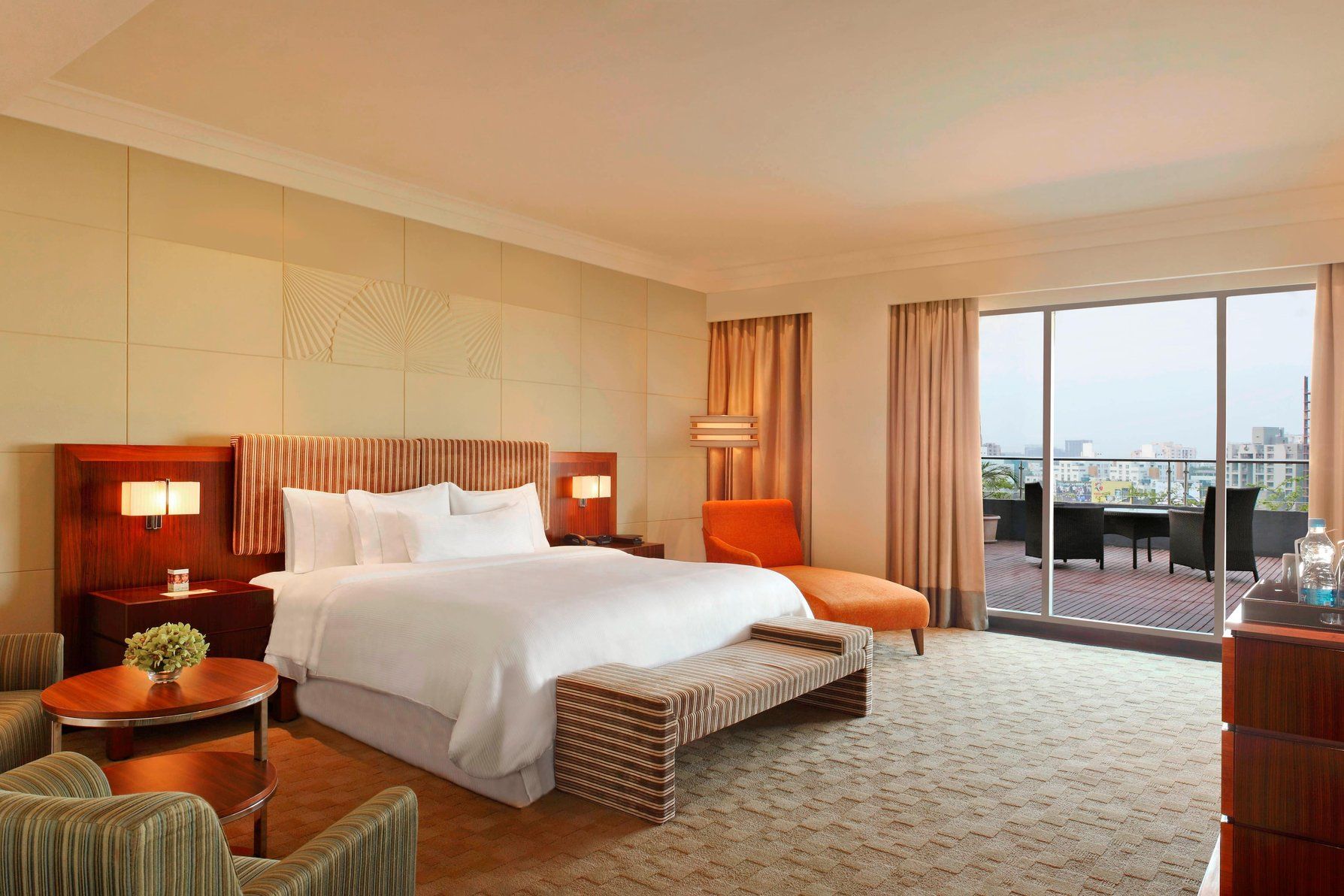 Bedroom of Terrace Club Guest Room