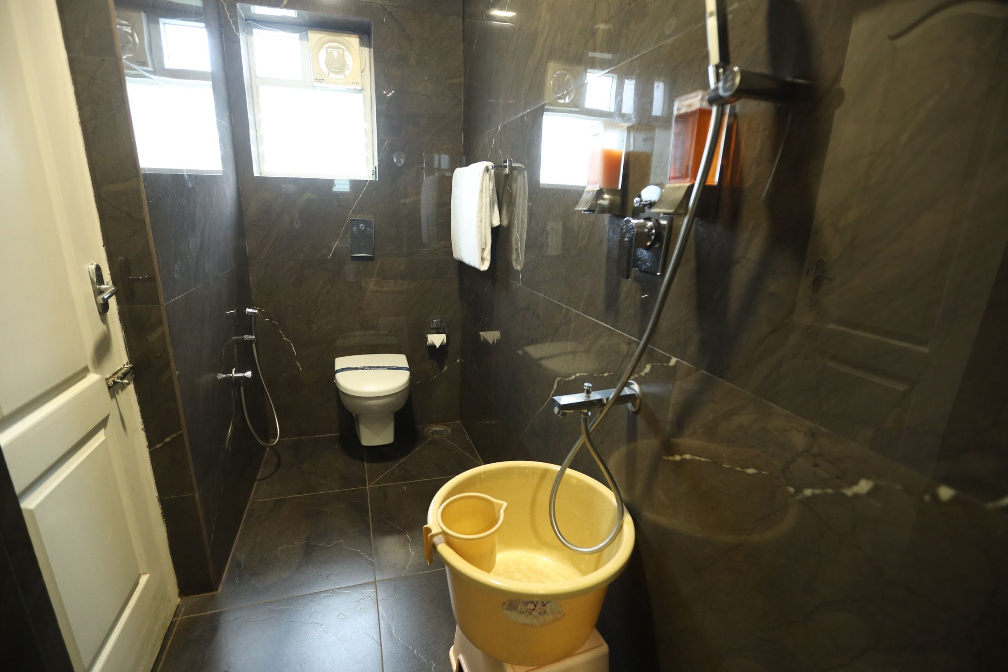 Exotic First Floor Balcony-Swing With Mountain View