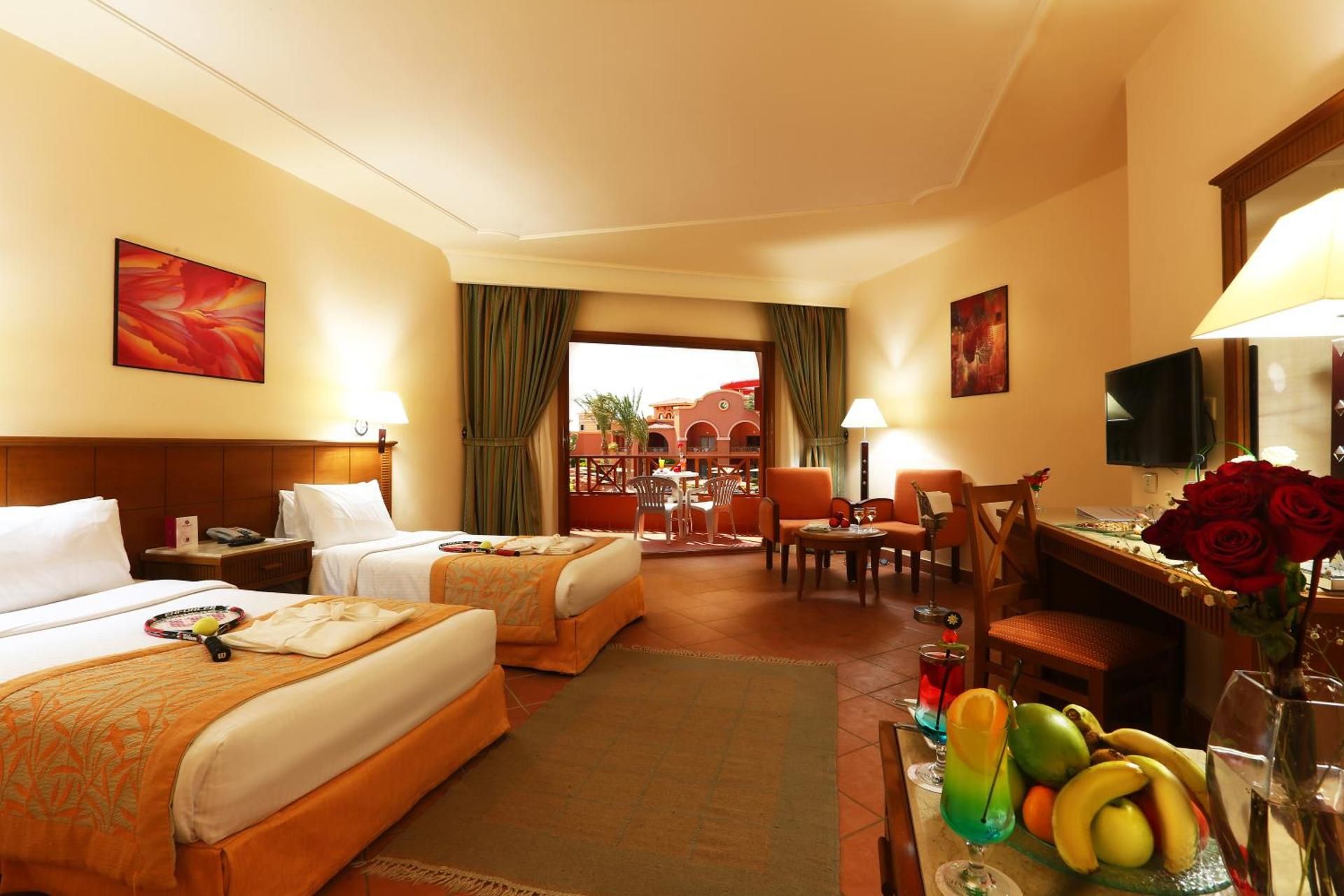 Family Room with Garden view (2 Adults + 2 Children) Egyptians & Residents only