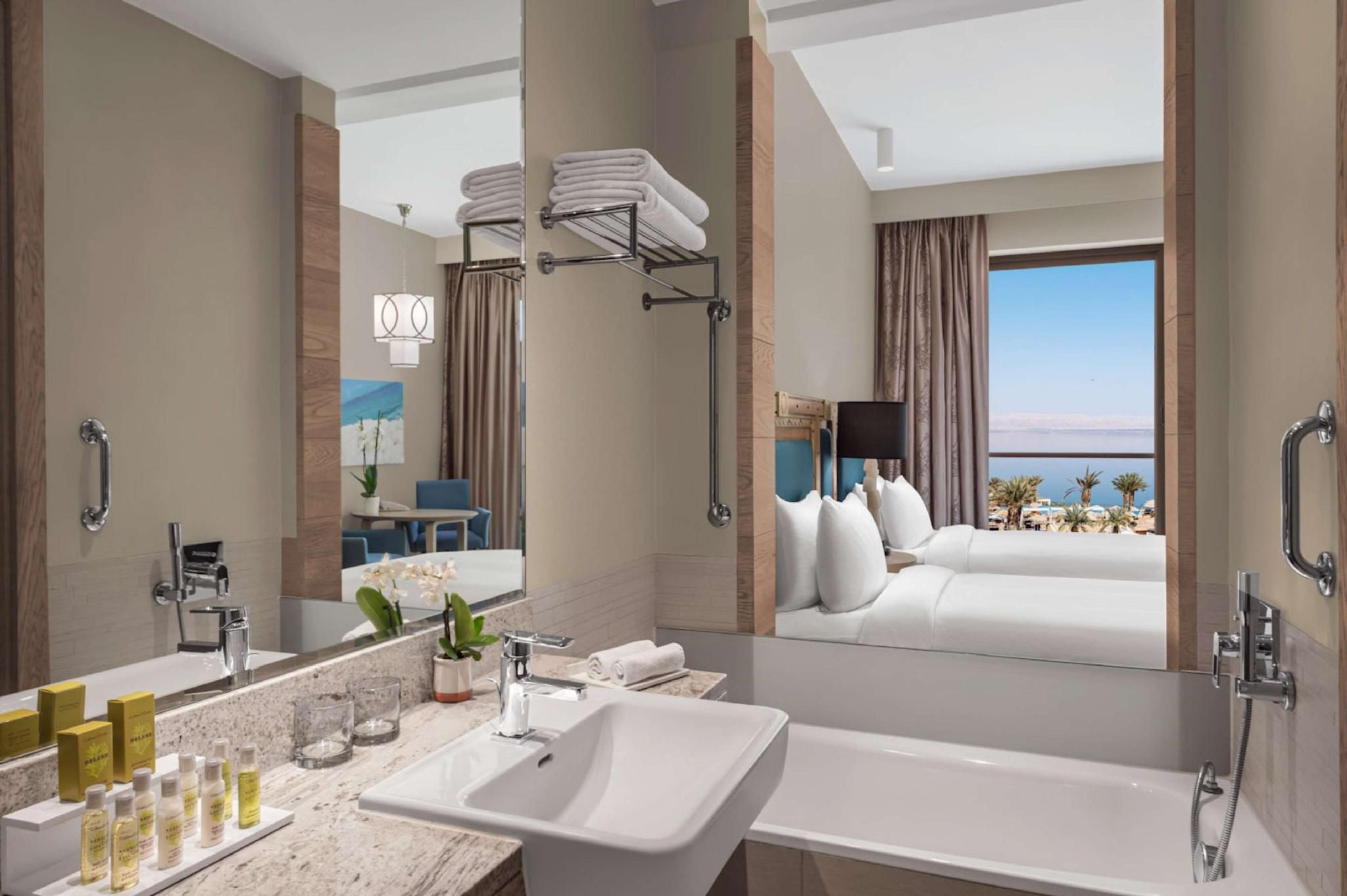 TWO DOUBLE BED DELUXE ROOM WITH SEA VIEW