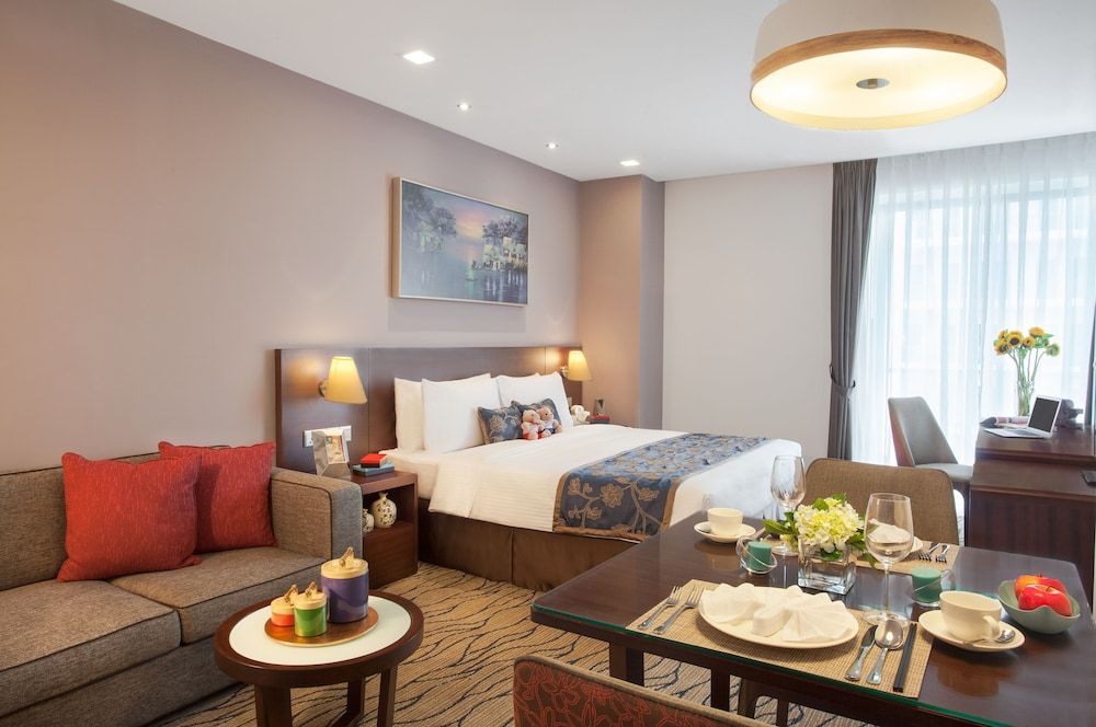 Somerset Central TD Hai Phong City Executive Studio, 1 King Bed, City View 4