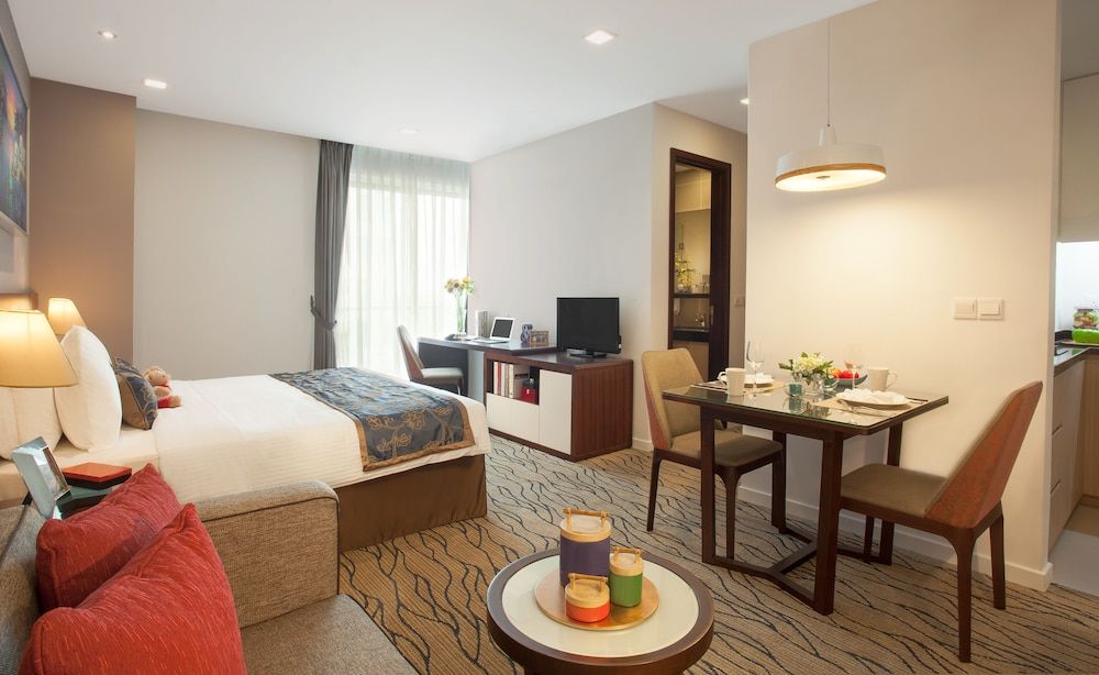 Somerset Central TD Hai Phong City Executive Studio, 1 King Bed, City View