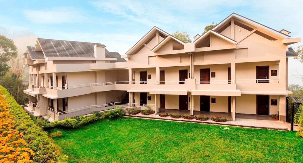 Outdoor wedding area