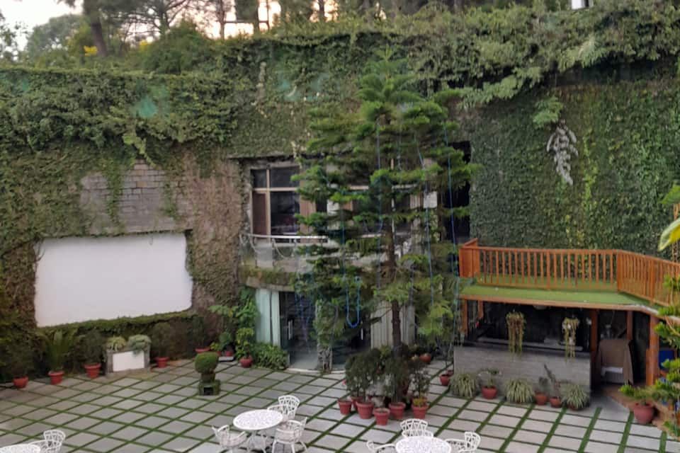 view from balcony