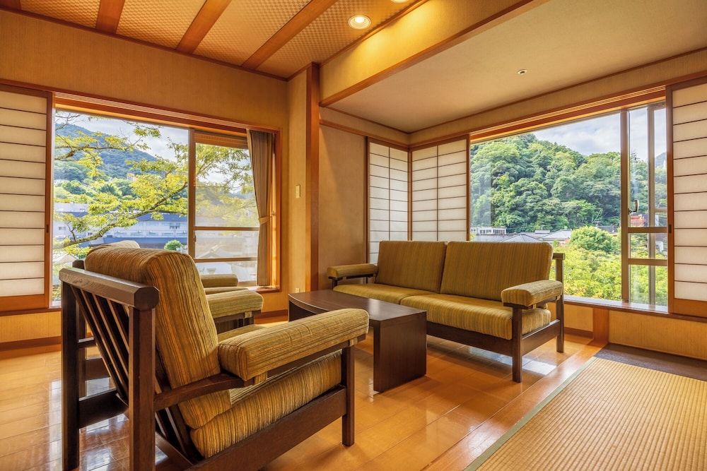 Hotel Kajikaso Shusui-an River View Japanese-Western Style Room with Private Open-Air Bath - Onsen 3
