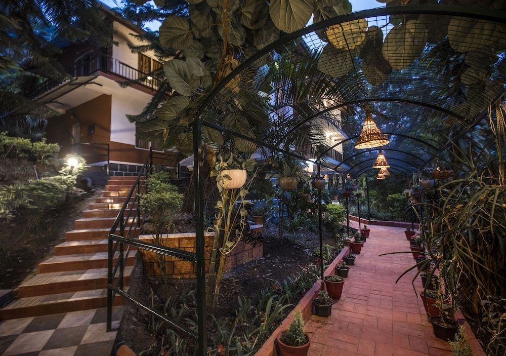 Outdoor wedding area