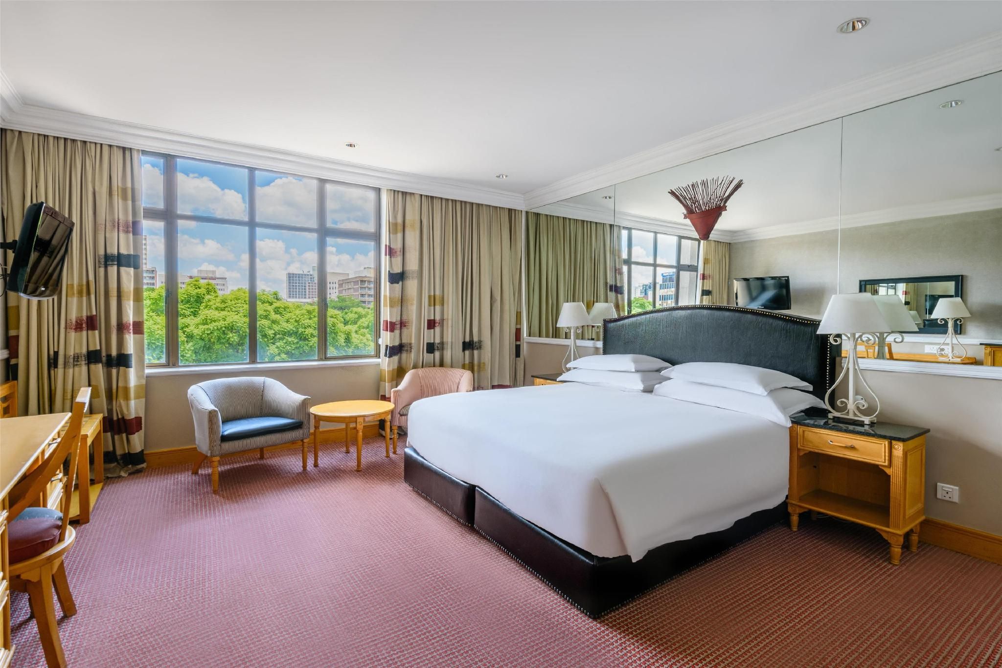 Hyatt Regency Harare The Meikles 1 King Bed Park View Deluxe