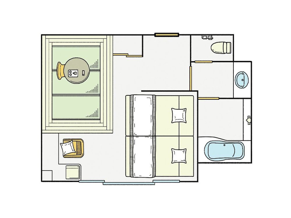 North Wing Deluxe Japanese-Western style Room (With private bathroom)(Non-smoking)