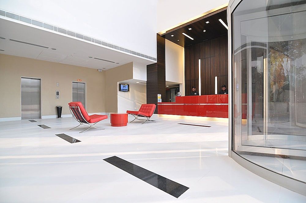 Lobby sitting area