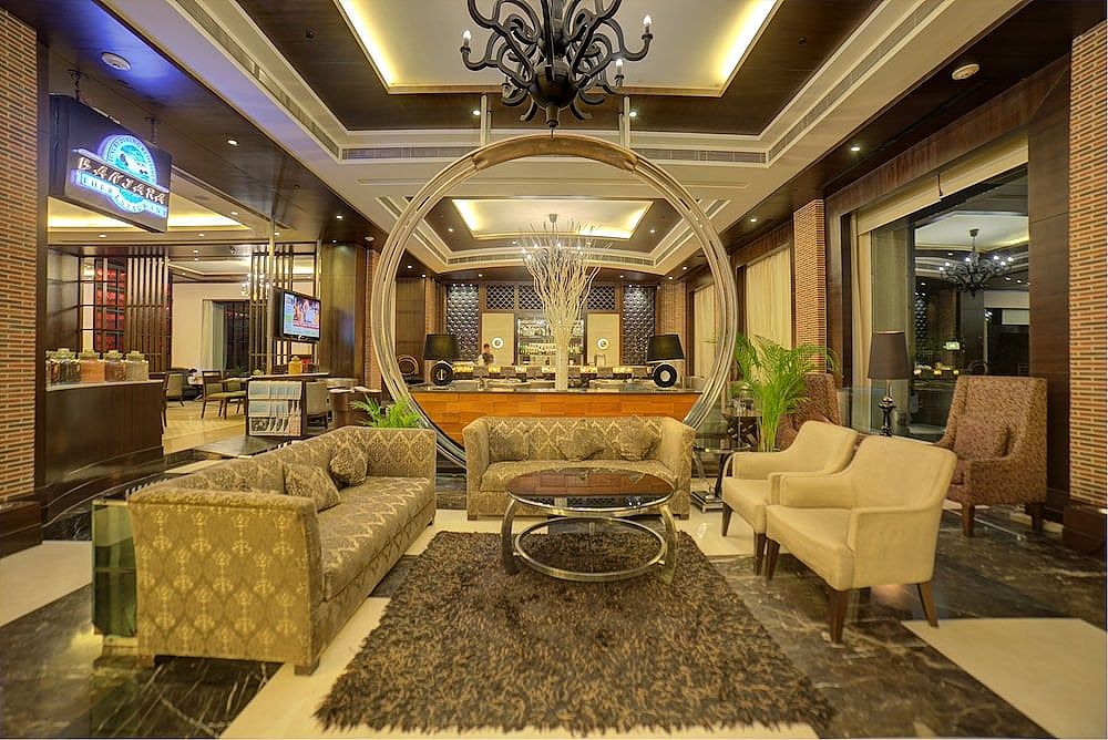 Lobby sitting area