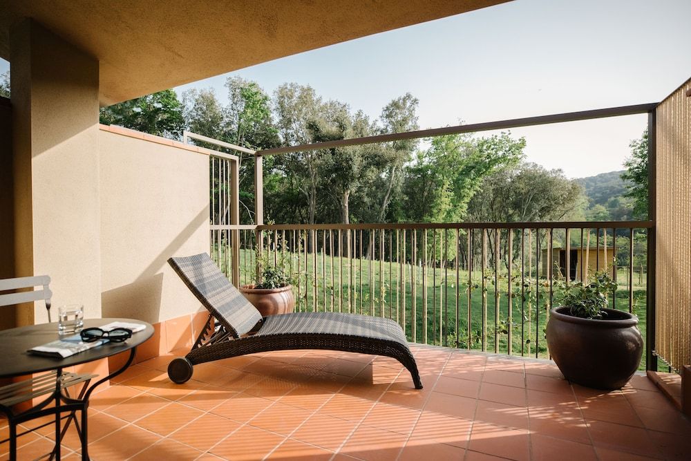 Double or Twin Room, Terrace, Garden View