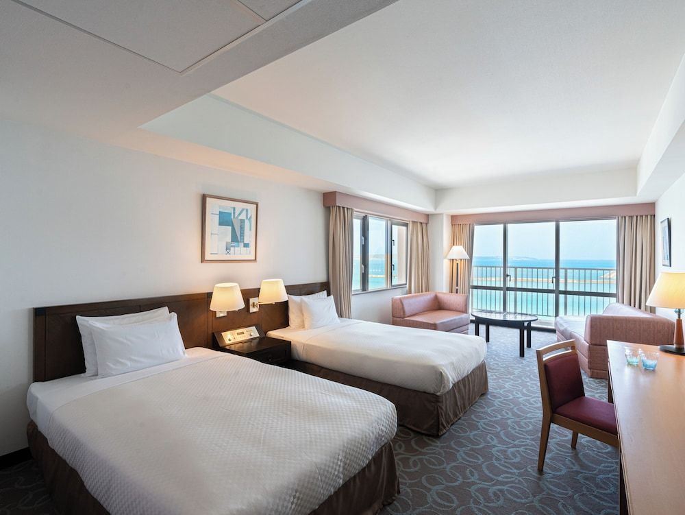 Deluxe Twin Room, Non Smoking, Ocean View (Corner, For 3 adults)