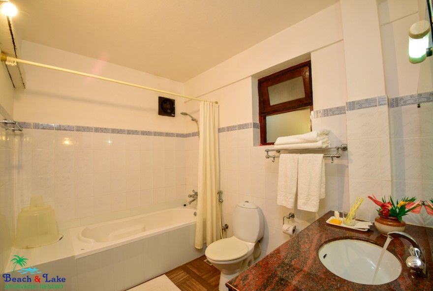 Beach and Lake Ayurvedic Resort Superior Deluxe with Bathtub AC Room 2